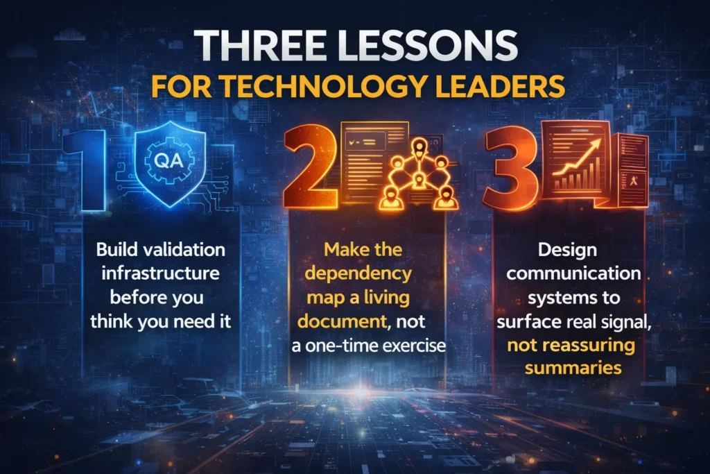 three lessons for technology leaders